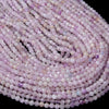 3MM Natural Kunzite Gemstone Grade AAA Micro Faceted Round Loose Beads 15 inch Full Strand (80009195-P25)