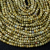 4X3MM Natural Green Apatite Gemstone Grade AA Micro Faceted Rondelle Loose Beads (P36)