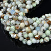Genuine Australia Turquoise Gemstone Grade AAA Round 5mm 6mm 7mm 8mm 10mm 12mm Loose Beads (A277)