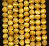 6mm Golden Tiger Eye Gemstone Grade AAA Yellow Round 6mm Loose Beads 15.5 inch Full Strand (80005393-463)
