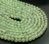 6mm Green Prehnite Gemstone Grade Aa Round Loose Beads 15.5 Inch Full Strand (80007377-A258)