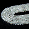 4MM Natural Green Phantom Quartz Gemstone Grade A Micro Faceted Diamond Cut Cube Loose Beads (P41)