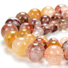 Natural Golden Red Hematoid Gemstone Grade AA Round 8MM 10MM 11MM 12MM 14MM oose Beads (D278)