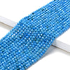 3MM Sea Apatite Gemstone Micro Faceted Round Loose Beads 15 inch Full Strand (80016221-P50)