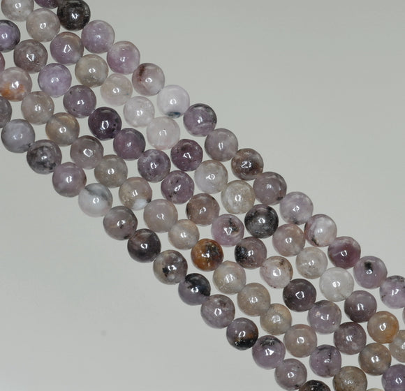 4mm Purple Lepidolite Gemstone Grade AB Round Loose Beads 15.5 inch Full Strand (90188451-650)
