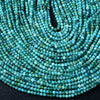 2MM Natural Turquoise Gemstone Round Loose Beads 15.5 inch Full Strand (80009559-P47)
