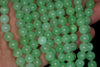 8mm Pasley Green Jade Gemstone Round Loose Beads 15.5 inch Full Strand (90188659-711B)