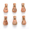 35X18X13MM Natural Sunstone Gemstone Perfume Bottle Pendant Faceted, Essential Oil Bottle Beads 1 Bead (80017223-P70)