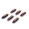 54X13MM Natural Red Tiger Eye Gemstone Perfume Bottle Pendant Bullet Point, Essential Oil Bottle Beads 1 Bead (80017262-P72)