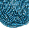 3X2MM Natural Apatite Gemstone Grade AAA Bicone Faceted Rondelle Saucer Loose Beads 15 inch Full Strand (80009451-P34)
