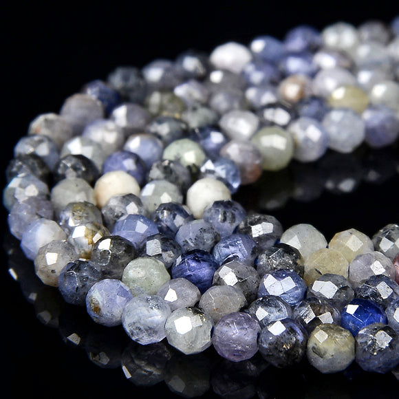 3MM Natural Tanzanite Gemstone Grade A Micro Faceted Round Loose Beads 15 inch Full Strand (80017052-P69)