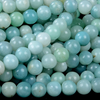 Amazonite Gemstone Grade AA Smooth Blue 4mm 6mm 8mm 10mm Round Loose Beads 15.5 inch Full Strand (126A)