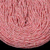 Natural Argentina Rhodochrosite Gemstone Grade AAA Micro Faceted Round 2MM 3MM Loose Beads (P64)