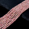 3MM Natural Argentina Rhodochrosite Gemstone Grade AAA Micro Faceted Round Loose Beads 15.5 inch Full Strand (80009370-P28)