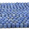 Natural Matte Lapis Gemstone Grade A Round 6MM 8MM Loose Beads (D336)