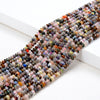3X2MM Natural Multi Color Galaxy Mix Stones Gemstone Grade AA Bicone Faceted Rondelle Saucer Loose Beads 15.5 inch Full Strand(80009468-P34)