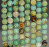 8MM Terra Agate Gemstone Aqua Blue Round Grade Aaa 15.5 Inch Full Strand (80007251-A250)