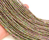 3x2mm Purple Green Hematite Gemstone Micro Faceted Rondelle Loose Beads 15.5 inch Full Strand (80007531-A263)