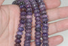 10X5-10X6mm Purple Lepidolite Gemstone Grade AA Rondelle Loose Beads 16 inch Full Strand (90187996-673)