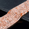 3MM Natural Sunstone Gemstone Grade A Round Loose Beads 15 inch Full Strand (80016351-P59)