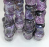 22X16mm Purple Lepidolite Gemstone Grade A Drum Barrel Loose Beads 7.5 inch Half Strand (90187953-709B)