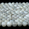 Natural Matte Labradorite Gemstone Round 6MM 7MM 8MM Loose Beads (D338)