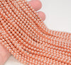 4MM Hematite Gemstone Rose Gold Round Beads 16 Inch Full Strand (80006012-483)