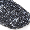 2MM Black Agate Gemstone Nugget Cube Loose Beads 15.5 inch Full Strand (80008881-P13)