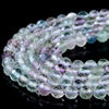 Natural Fluorite Gemstone Grade AA Micro Faceted Round 3MM 5MM Loose Beads 15 Inch Full Strand (P67)