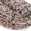 3MM Natural Flower Phantom Quartz Gemstone Grade AA Micro Faceted Round Loose Beads 15.5 inch Full Strand (80008848-P11)