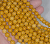 6mm Yellow Mookaite Gemstone Grade AAA Yellow Round 6mm Loose Beads 15 inch Full Strand (80003052-150)