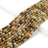 3X2MM Natural Green Grossular Garnet Gemstone Grade A Micro Faceted Rondelle Loose Beads (P35)