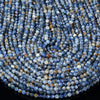 4MM Natural Kyanite Gemstone Grade A Micro Faceted Round Loose Beads 15 inch Full Strand (80017286-P74)