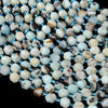 6MM Natural Hemimorphite Gemstone Grade A Faceted Prism Double Point Cut Loose Beads (D212)
