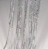 1X1MM Silver Hematite Gemstone Round Tube Loose Beads 16 inch Full Strand (80000002-A36)