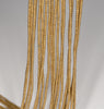 1X1MM Matte Gold Hematite Gemstone Round Tube Loose Beads 16 inch Full Strand (80000008-A36)