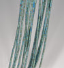 1X1MM Matte Green Hematite Gemstone Round Tube Loose Beads 16 inch Full Strand (80000012-A36)