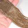 2x2MM Bronze Hematite Gemstone Square Rouded Cube Loose Beads 16 inch Full Strand (80000017-A36)