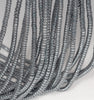 3X2MM Black Hematite Gemstone Rondelle Loose Beads 16 inch Full Strand (80000035-A36)