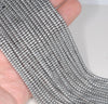 3X2MM Silver Hematite Gemstone Rondelle Loose Beads 16 inch Full Strand (80000037-A36)