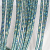 3X2MM Green Hematite Gemstone Rondelle Loose Beads 16 inch Full Strand (80000040-A37)