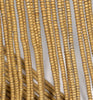 3X2MM Matte Gold Hematite Gemstone Rondelle Loose Beads 16 inch Full Strand (80000042-A37)