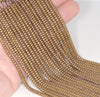 3X2MM Matte Bronze Hematite Gemstone Rondelle Loose Beads 16 inch Full Strand (80000044-A37)