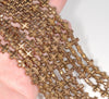 8MM Bronze Hematite Gemstone Cross Loose Beads 15.5 inch Full Strand (80000079-A38)