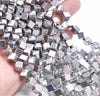 4MM Silver Hematite Gemstone Diagonal Drill;Square Cube Loose Beads 15.5 inch Full Strand (80000189-A43)