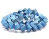 6MM Matte Green Hematite Gemstone Diagonal Drill;Square Cube Loose Beads 16 inch Full Strand (80000213-A44)