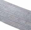 7X3MM Silver Hematite Gemstone Heishi Wave W Loose Beads 16.5 inch Full Strand (80000258-A47)