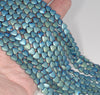 6MM Matte Green Hematite Gemstone Love Heart Loose Beads 15.5 inch Full Strand (80000270-A47)