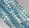6MM Matte Green Hematite Gemstone Love Heart Loose Beads 15.5 inch Full Strand (80000270-A47)