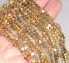 3X1MM Gold Hematite Gemstone Leaf Clover Loose Beads 16 inch Full Strand (80000278-A47)